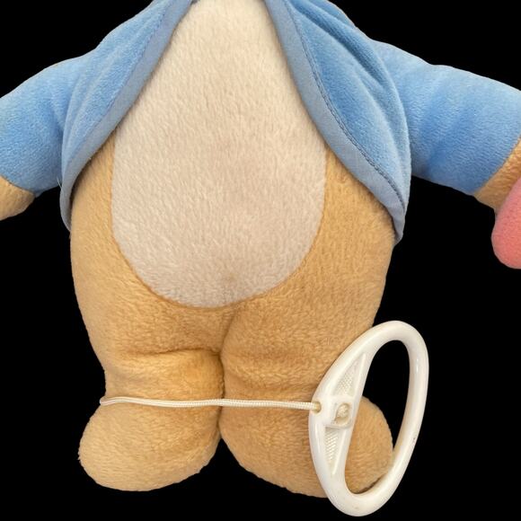 Vintage Eden Musical Bunny Plush Peter Rabbit Toy Stuffed Animal NO Sound READ - Picture 9 of 9